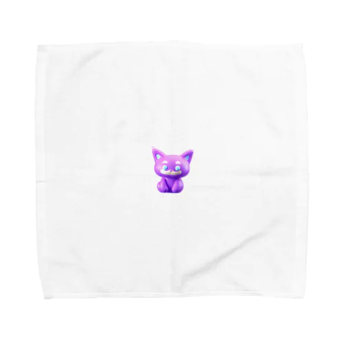 バイオレット　キャット Towel Handkerchief