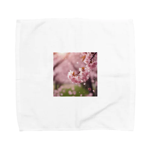 桜12 Towel Handkerchief