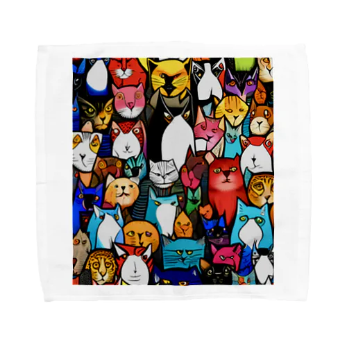 PAC (ポップアートキャット) Towel Handkerchief