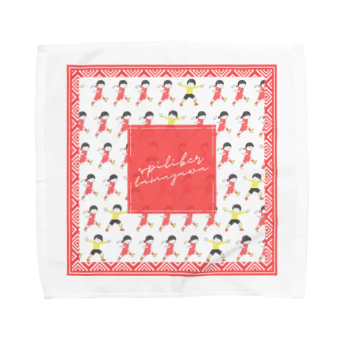 サッカー/soccer/football少年少女 Towel Handkerchief