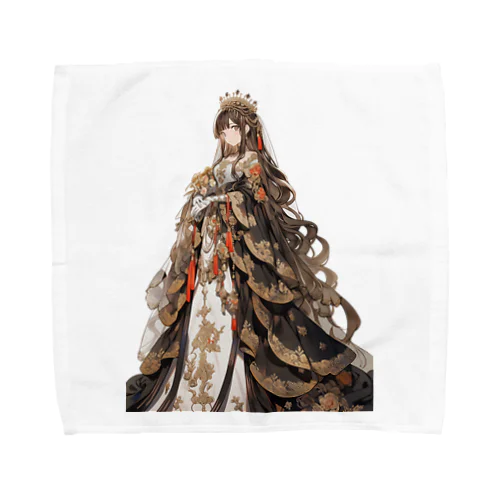 ロイヤルドレスを着た美少女　Tomoe bb 2712 Towel Handkerchief