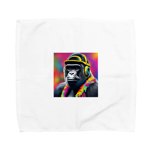 DJ ゴリラくん Towel Handkerchief