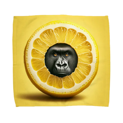 The Mighty Gorilla Lemon  タオルハンカチ