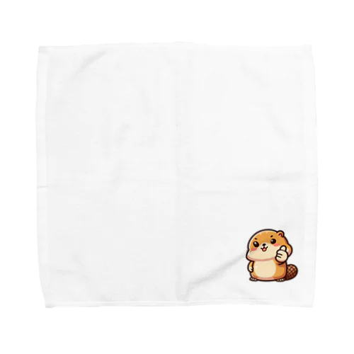 タヌキじゃないよ！ボク、マーモット！！ Towel Handkerchief