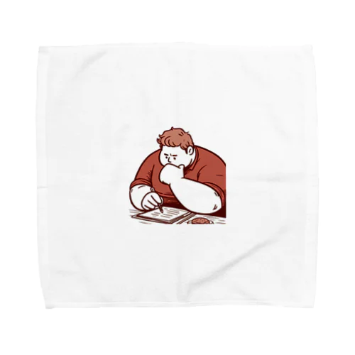 食べる間もない Towel Handkerchief