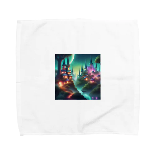 近未来自然都市 Towel Handkerchief