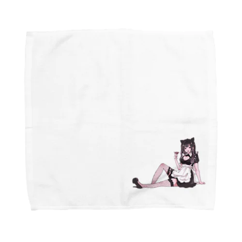 猫耳戦慄 Towel Handkerchief