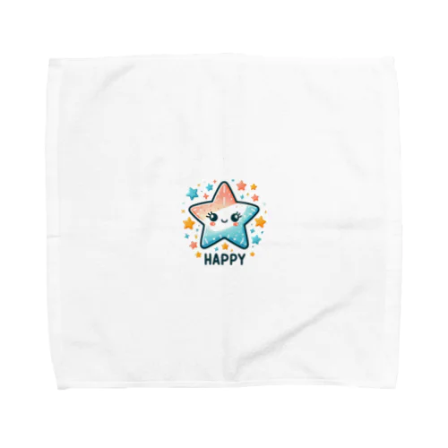 めずらしいスターデザイン Towel Handkerchief