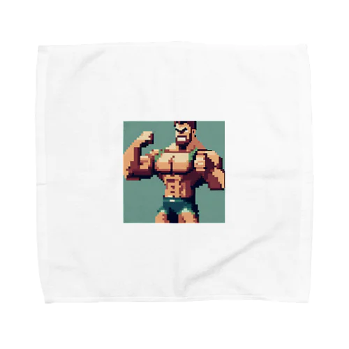 マッチョのドット絵６ Towel Handkerchief