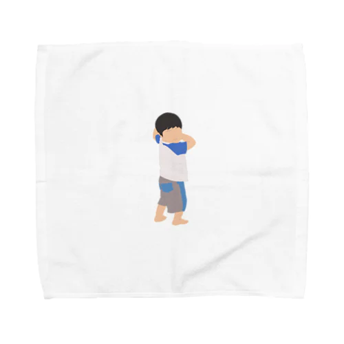 だるまさんがころんだをする子ども Towel Handkerchief