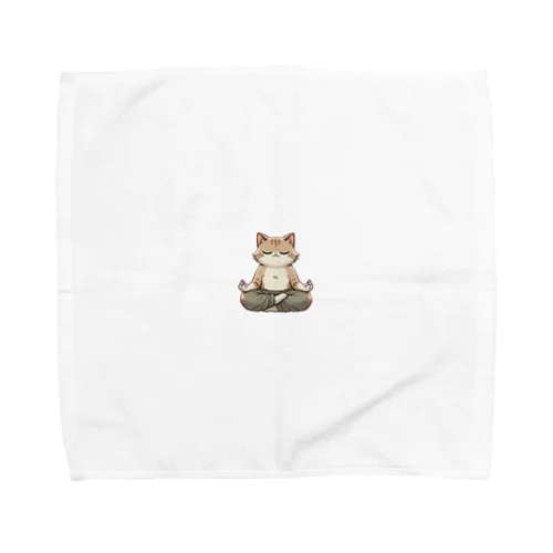 さとり世代のネコ Towel Handkerchief