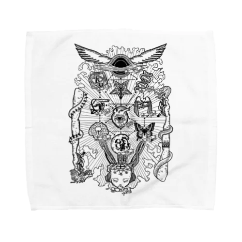 生命の樹グリモワール Towel Handkerchief