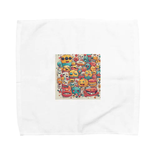 ハッピー Towel Handkerchief