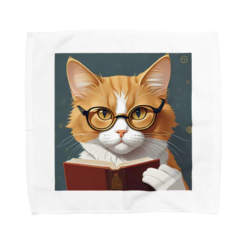 秘書猫丸 Towel Handkerchief