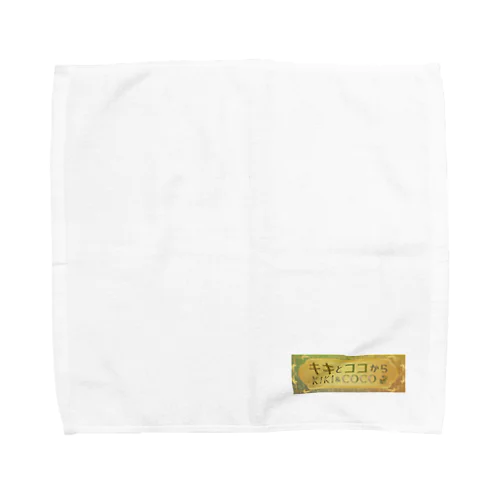 【キキとココから】ショッププレート Towel Handkerchief