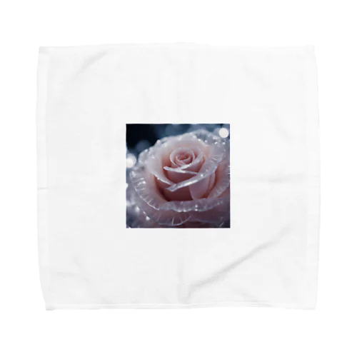 幻想的な氷の薔薇 Towel Handkerchief
