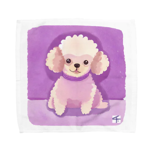 トイプードルちゃん Towel Handkerchief