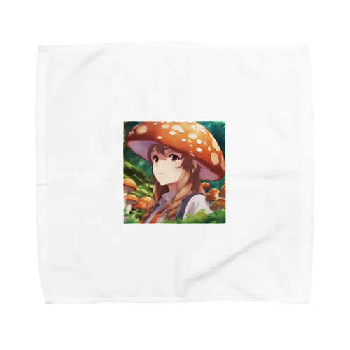 キノコ少女 Towel Handkerchief