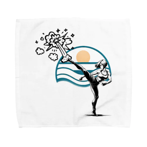 kick something up Towel Handkerchief