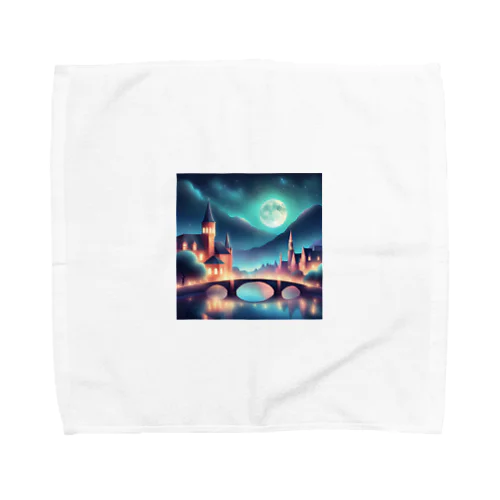 綺麗な夜景 Towel Handkerchief