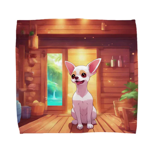 sauna animal ⑩ Towel Handkerchief