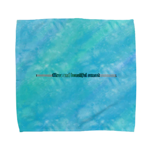 水に浮かぶ思い出 Towel Handkerchief