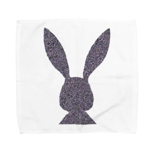 シルエットぴょん🐰 Towel Handkerchief