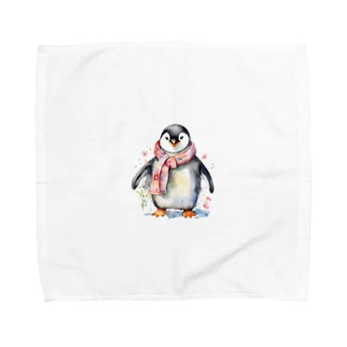 春を迎えるペンギン Towel Handkerchief