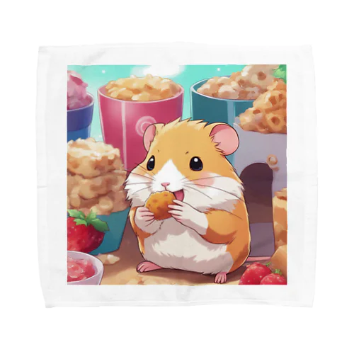 甘噛みハムスター Towel Handkerchief