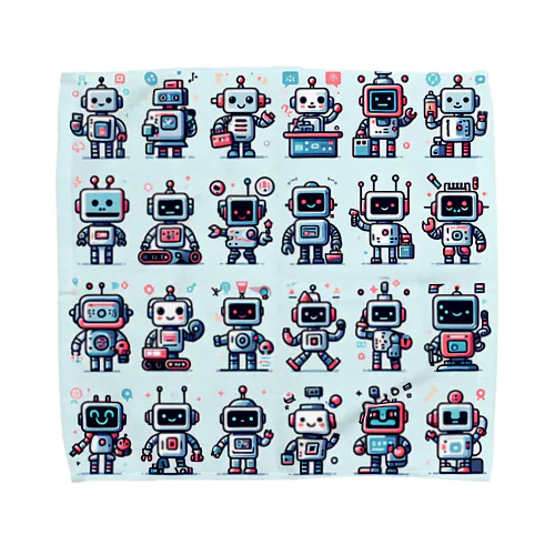 ロボットいっぱい２！ Towel Handkerchief