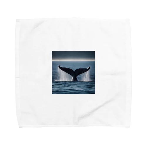 クジラの尾 Towel Handkerchief