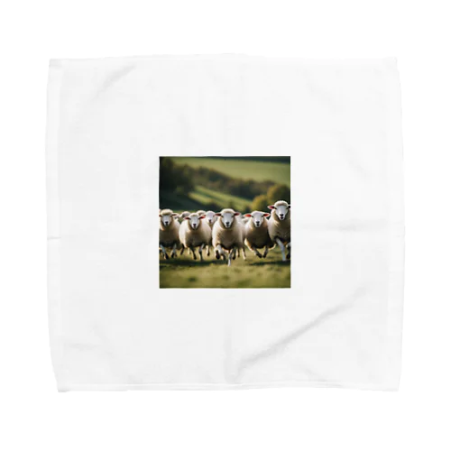 羊の援軍 Towel Handkerchief