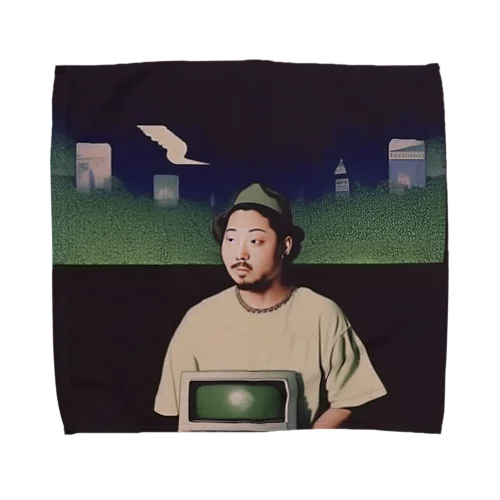 computer lover rapper Towel Handkerchief