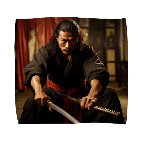 剣術の武道家　kouchan 1616 Towel Handkerchief