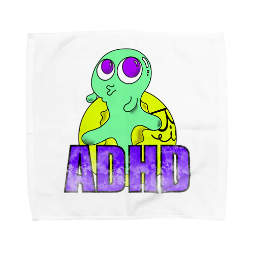 Character logo 『ADHD』 Towel Handkerchief