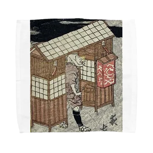 江戸のそば屋 Towel Handkerchief