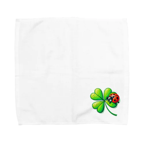 幸せを運んで来たテントウムシくん Towel Handkerchief