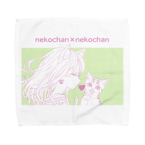 ネコチャン×ネコチャン Towel Handkerchief