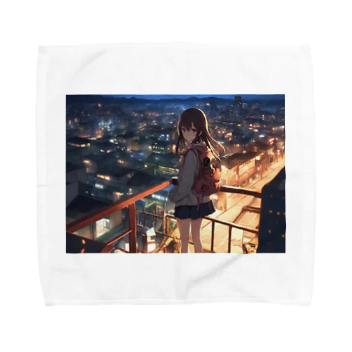 二次元の女の子 Towel Handkerchief