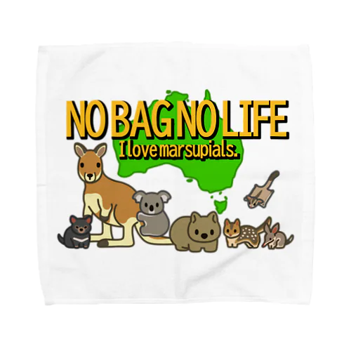 NO BAG NO LIFE タオルハンカチ