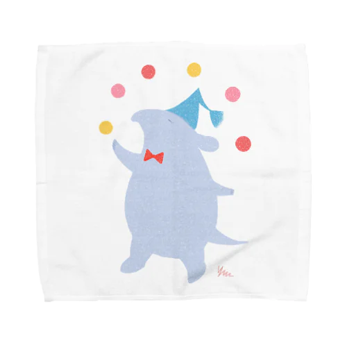 ジャグリング②青帽子 Towel Handkerchief