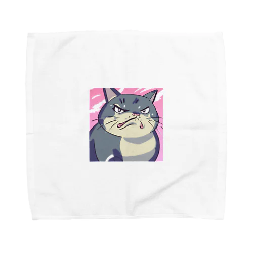 怒る猫 Towel Handkerchief