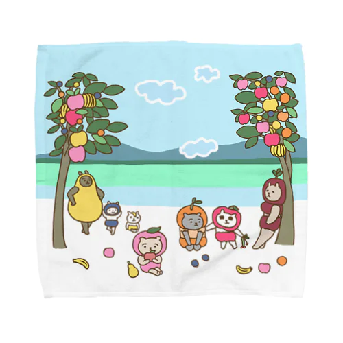 フルーツの楽園 Towel Handkerchief