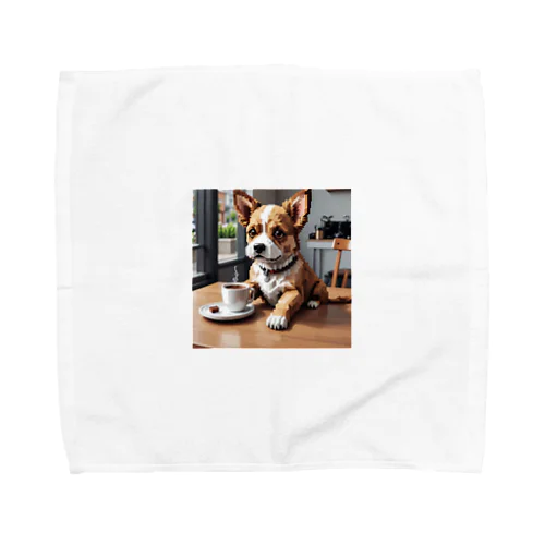 coffee dog Towel Handkerchief