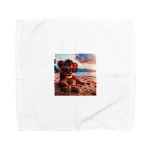 かわいいライオン柄デザインのグッズセット Towel Handkerchief
