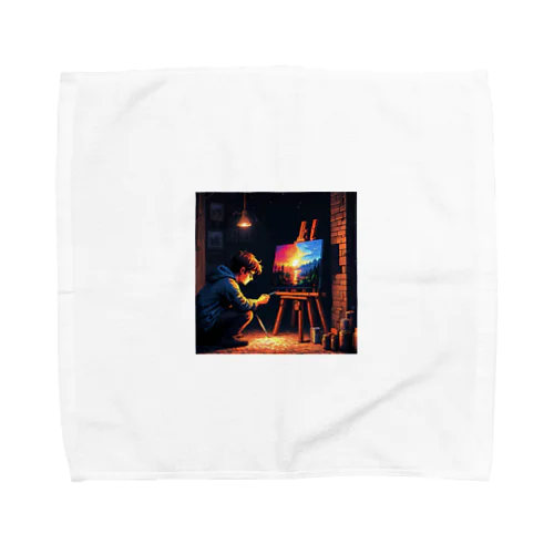 画家を志す Towel Handkerchief