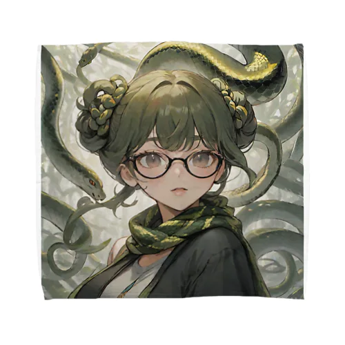 現代メデューサ少女 Towel Handkerchief