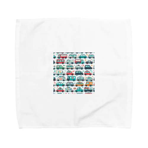 カワイイはたらくクルマたち1 Towel Handkerchief