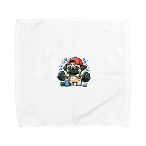 筋トレ パグ Towel Handkerchief