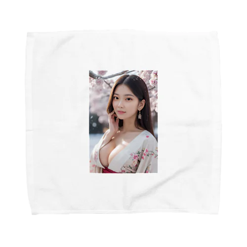 AI美女collection Towel Handkerchief
